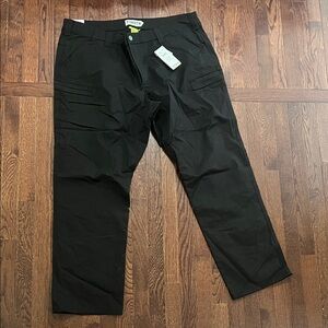 Men's Black Tactical Cargo Pants with Multi-Pocket Utility — First Tactical